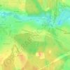 Топографическая карта Кардо-Лента, высота, рельеф