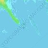 Топографическая карта Продольный остров, высота, рельеф