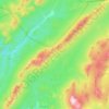 Топографическая карта Нары, высота, рельеф