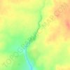 Топографическая карта Макан, высота, рельеф