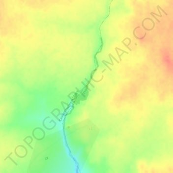 Топографическая карта Макан, высота, рельеф