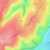 Топографическая карта Студентський парк, высота, рельеф