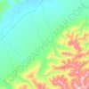 Топографическая карта Орокот, высота, рельеф