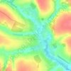 Топографическая карта Богородицкое, высота, рельеф