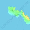 Топографическая карта Tory Island, высота, рельеф