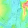 Топографическая карта Lunca Cetățuii, высота, рельеф