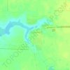 Топографическая карта Запрудное, высота, рельеф