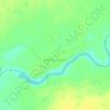 Топографическая карта Борисоглебовка, высота, рельеф
