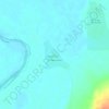 Топографическая карта Исламгулово, высота, рельеф