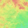 Топографическая карта Медведа, высота, рельеф