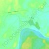 Топографическая карта Долиновка, высота, рельеф