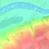 Топографическая карта Подмоклово, высота, рельеф