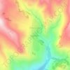 Топографическая карта Орбатех, высота, рельеф