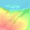 Топографическая карта Галактионово, высота, рельеф