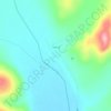Топографическая карта Такеча, высота, рельеф