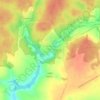 Топографическая карта Серебряные Ключи, высота, рельеф