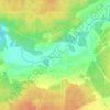 Топографическая карта Демшино, высота, рельеф