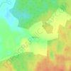 Топографическая карта Мочальное, высота, рельеф