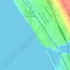 Топографическая карта Tamarack Beach, высота, рельеф