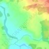 Топографическая карта Свитино, высота, рельеф