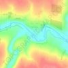 Топографическая карта Городки, высота, рельеф