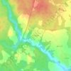 Топографическая карта Николаевка, высота, рельеф