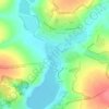 Топографическая карта Нитриус, высота, рельеф