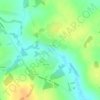 Топографическая карта Филисово, высота, рельеф