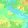 Топографическая карта Бяковское, высота, рельеф