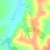 Топографическая карта Ромны, высота, рельеф