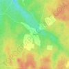 Топографическая карта Зубово, высота, рельеф