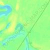 Топографическая карта Чеганова, высота, рельеф