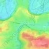 Топографическая карта La Breuvanne, высота, рельеф