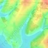 Топографическая карта Новая Разводная, высота, рельеф