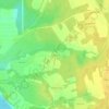 Топографическая карта Ягодино, высота, рельеф