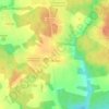 Топографическая карта Кобылино, высота, рельеф