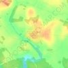 Топографическая карта Ильинское-Урусово, высота, рельеф