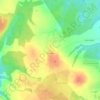 Топографическая карта Лысцево, высота, рельеф