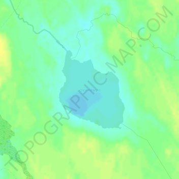 Топографическая карта Шелтозеро, высота, рельеф