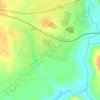 Топографическая карта Шуба, высота, рельеф