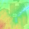 Топографическая карта Алешино, высота, рельеф