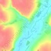 Топографическая карта Кзыл-Меша, высота, рельеф