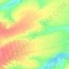 Топографическая карта лог Сосновый, высота, рельеф