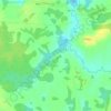 Топографическая карта Ильма, высота, рельеф
