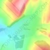 Топографическая карта Кузяново, высота, рельеф