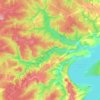 Топографическая карта Бродовая, высота, рельеф