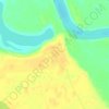 Топографическая карта Абаул, высота, рельеф