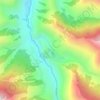 Топографическая карта Дусрах, высота, рельеф