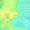 Топографическая карта Новосергиево, высота, рельеф