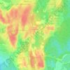 Топографическая карта Новое Токсово, высота, рельеф